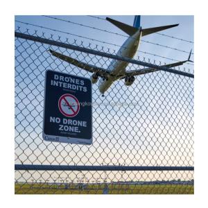 Quality Wholesales Heat Treated PVC Coated Airport Fence with Customized Options and Designs wholesale