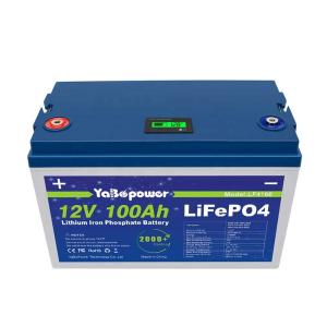 Quality Rechargeable Lifepo4 Battery 12v 300ah 100Ah 200Ah Bms For Solar Golf Carts wholesale