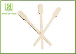 FSC Natural Wooden Coffee Stirrer Sticks Irregular Shape / Linear Beverage