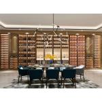 Commercial Cooling Metal Stainless Steel Wine Cabinet Display Racks