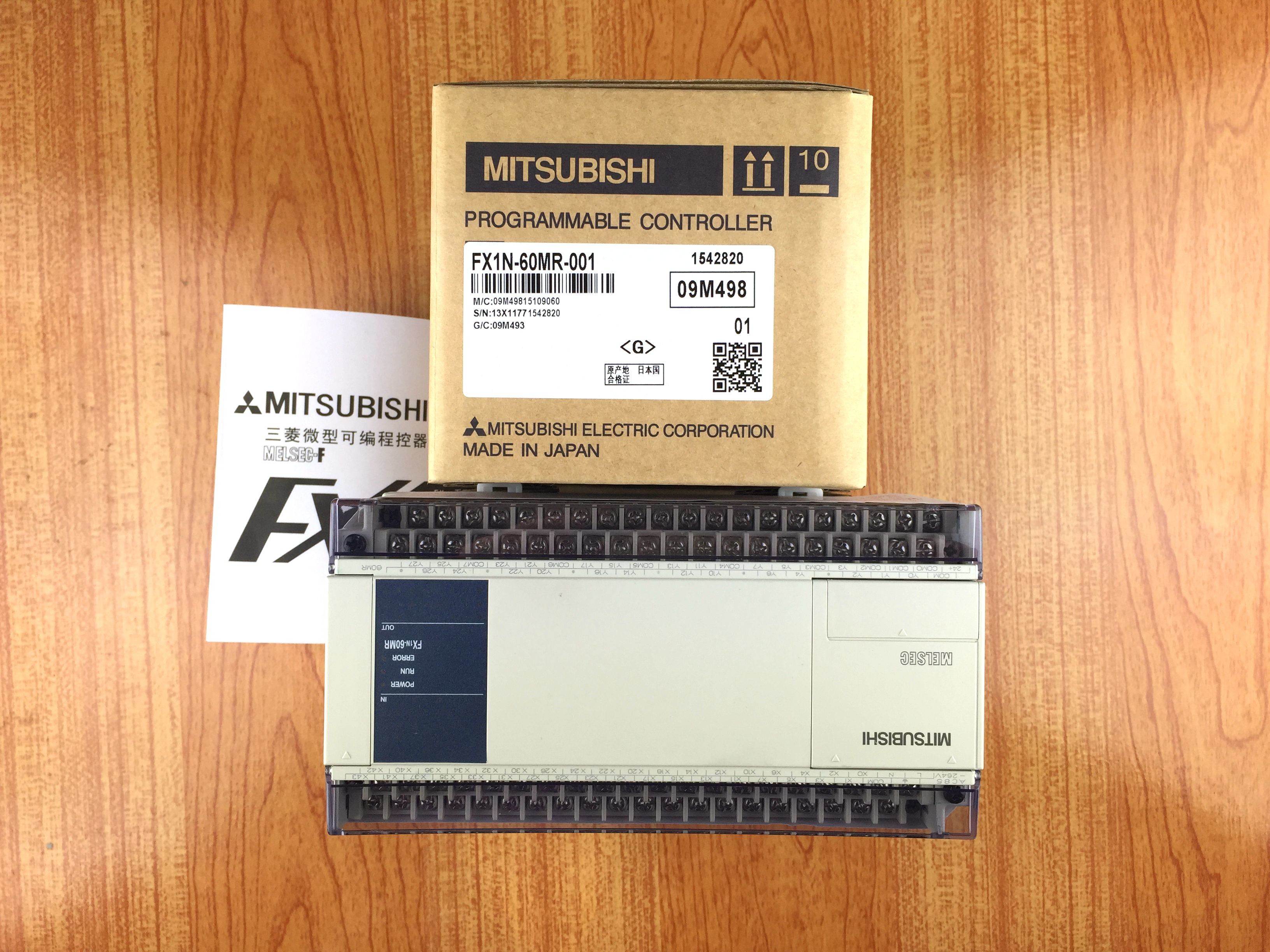 100% new and original MITSUBISHI PROGRAMMABLE CONTROLLER FX1N-60MT-001