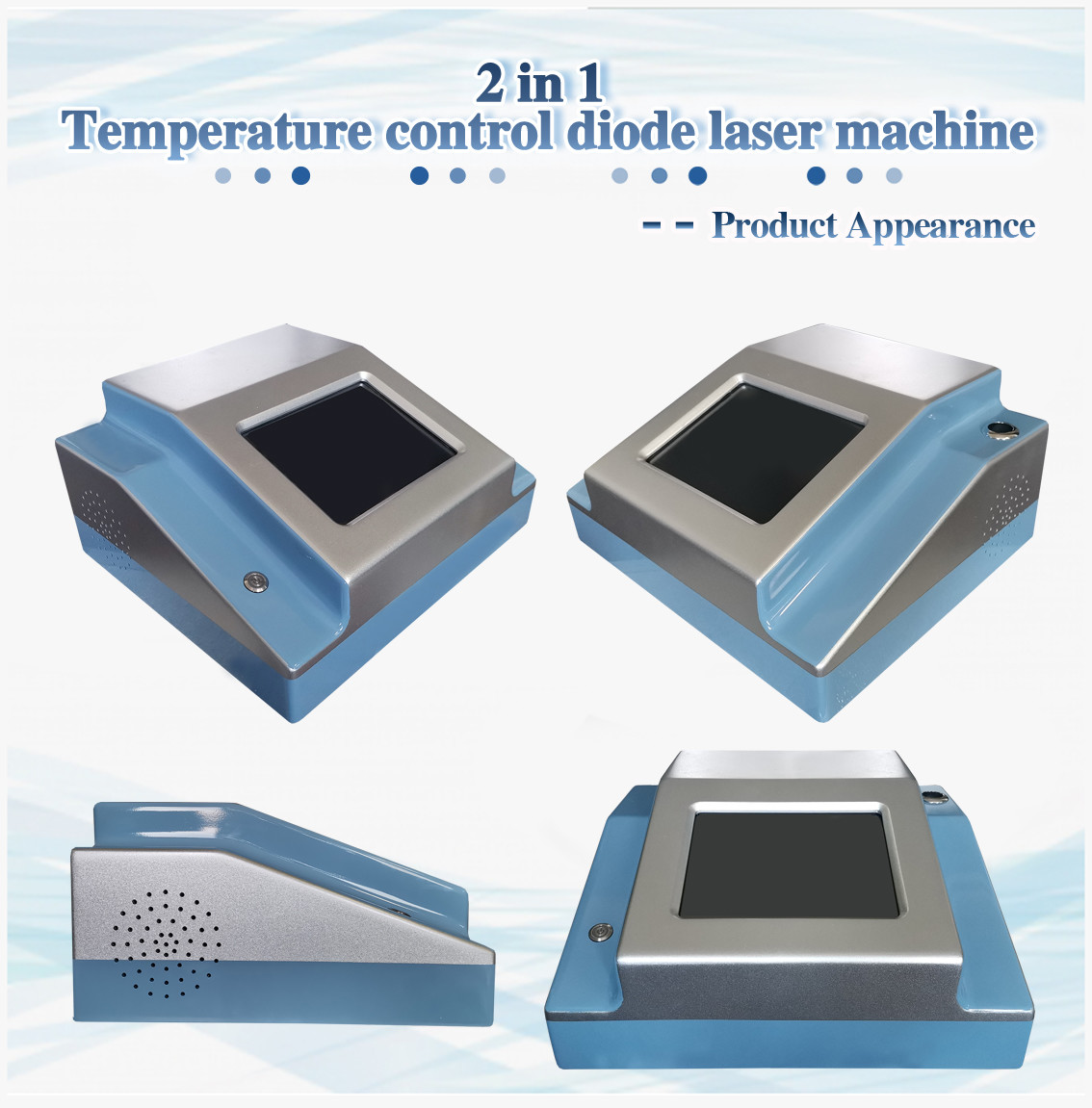 Mini spider vein therapy Machine Biquartz Optical Fiber Transmission 30W Input Power