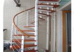 Small Custom Spiral Staircase Stainless Steel Carbon / Stainless Steel Post