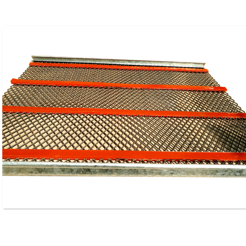 Anti Corrosion 304L Stainless Steel Crimped Wire Mesh 100 Micron 12.7mm Hole Heavy Duty
