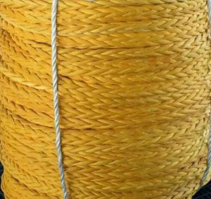 Quality Floating 12 Strands Braided UHMWPE Ropes Spectral Synthetic HMPE Rope 14mm 16mm wholesale