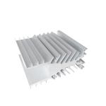 Customized Aluminum Extrusion Heat Sink Silver Heat Dissipation Aluminum