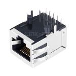 LPJG0801CNL 100/1000 Base-T RJ45 Gigabit Magnetic Jack Tab Down Without Led