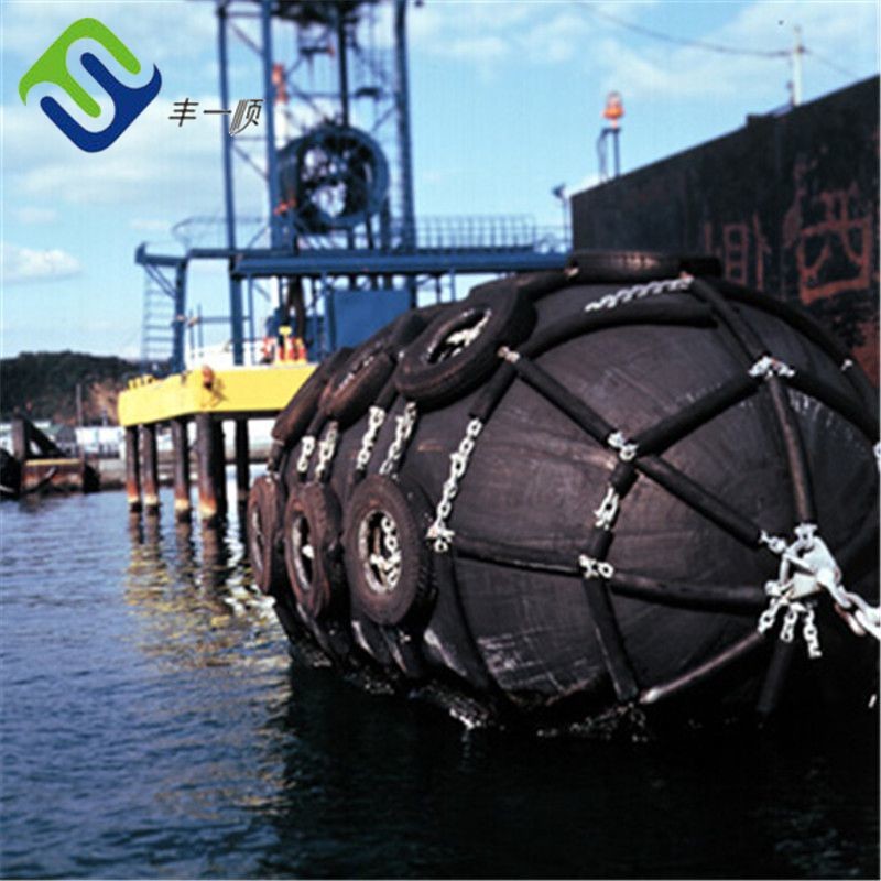 Size Range Diameter 0.3-4.5m Pneumatic Fender For Ship To Ship Or Dock