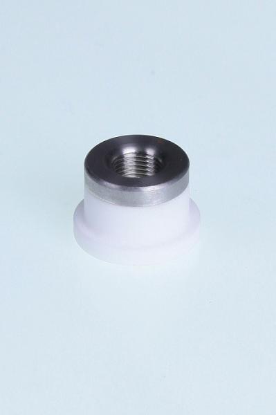 Laser Cutting D19.5 Laser Ceramic Nozzle Holder For Raytools 3D Laser Cutting