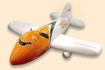 Inflatable toy airplane