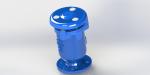 RAL 5010 Combination Air Release Valve EN1074-4 AWWA C515
