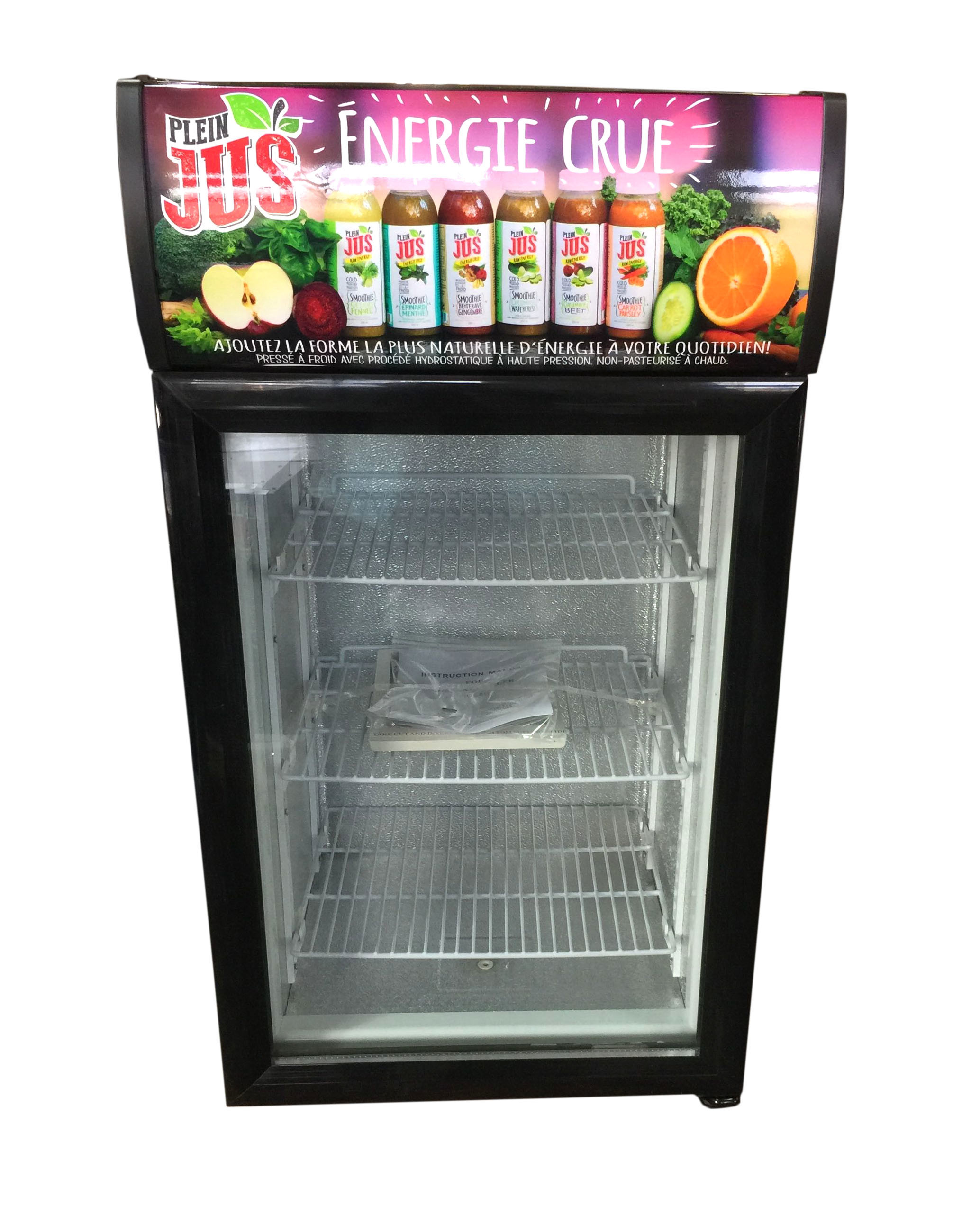 68L nevera pantalla monster energy drink display refrigerators with top lampbox SC68B