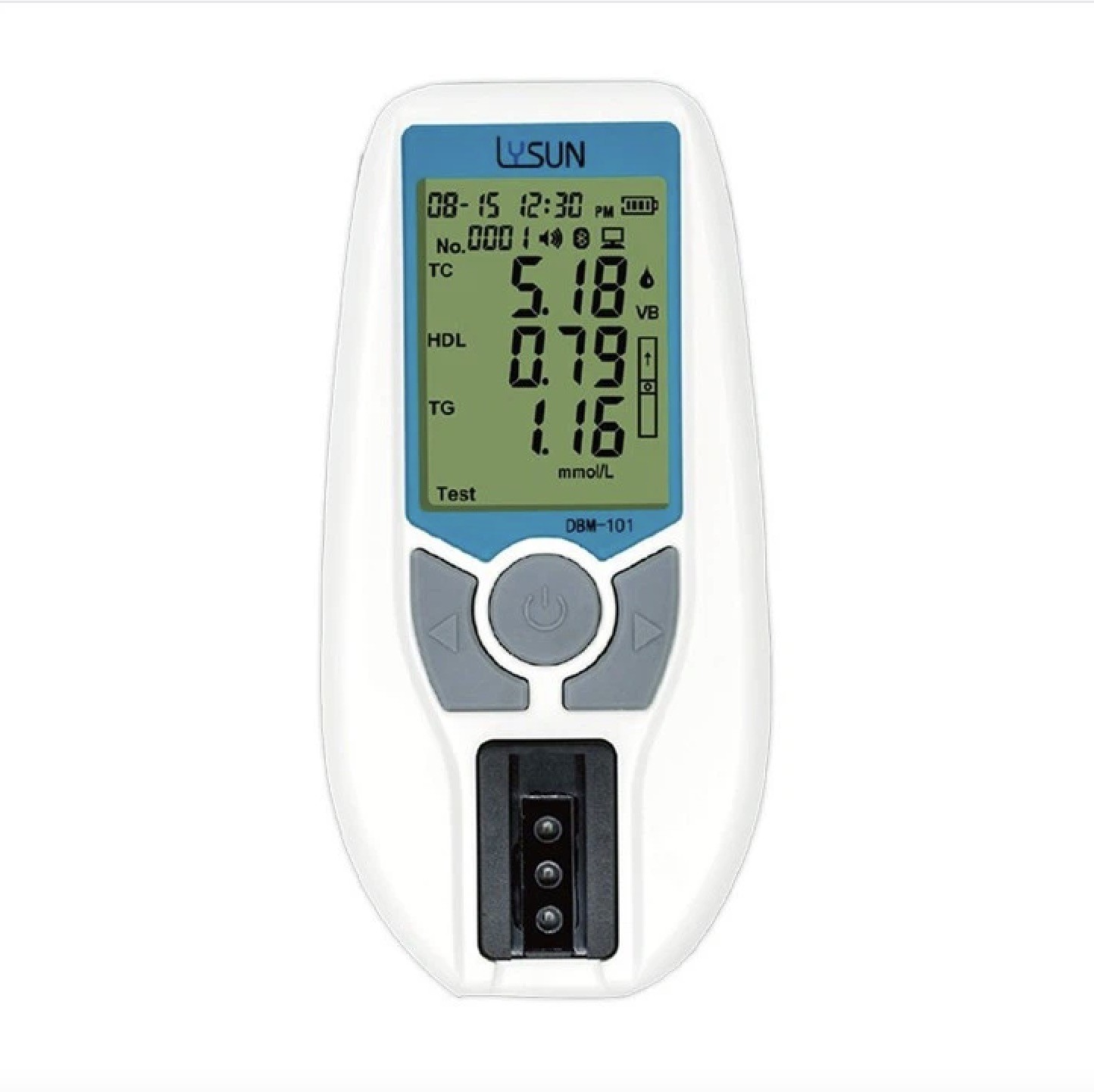 Lysun DBM-101 Fast Blood Lipid Tester With Bluetooth Connectivity