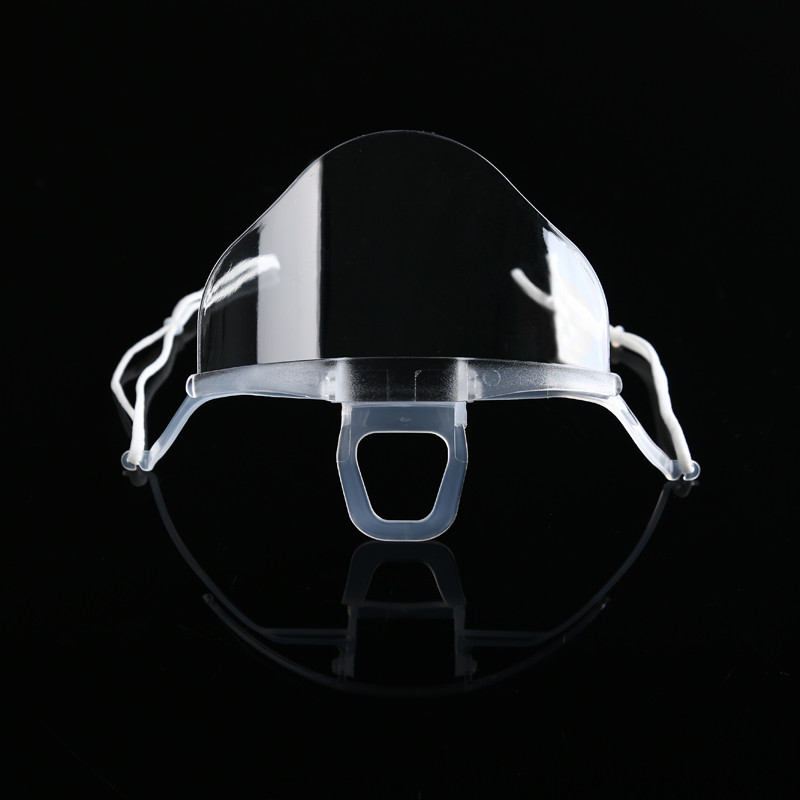 Slipping Resistant Transparent Plastic Face Mask For SPA