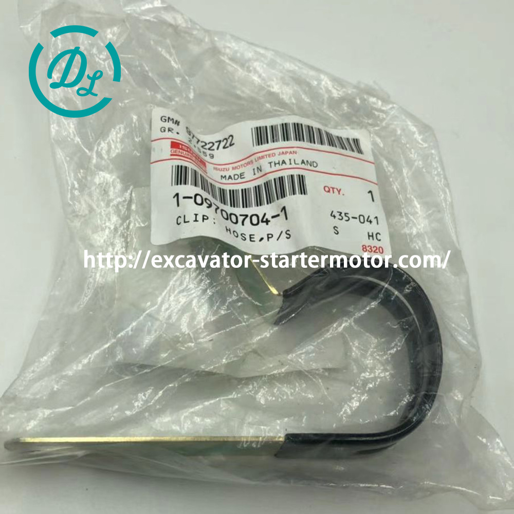 1-09700704-1 Excavator P/5 Hose Clamp 1097007041 ISUZU 4HK1 Engine
