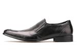 Durable Men Formal Dress Shoes Spring / Autumn Comfortable Mens Black Slip On