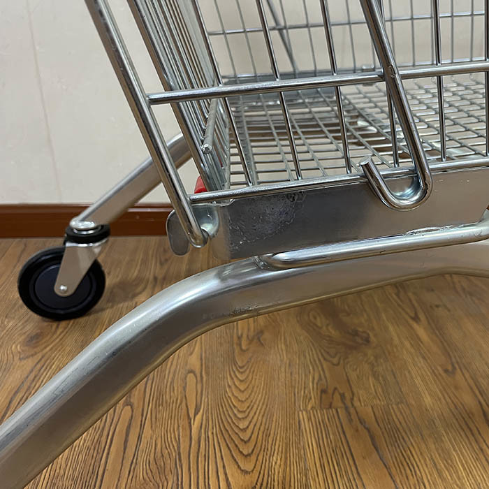 240L Convenience Store Galvanized European Market Supermarket Shopping Trolley