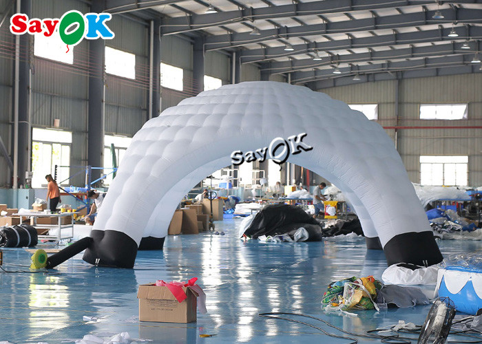 Inflatable Lawn Tent 6.9x4mH Portable Inflatable Air Tent Exhibition Spider Dome Tent