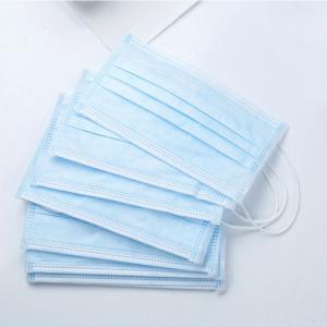 Quality Highly Breathable Disposable Earloop Face Mask 3 Ply Protection Non Woven Face Mask wholesale