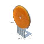 Hot-Dipped Galvanized Road Guardrail Reflector White Aluminium Infrared Beam