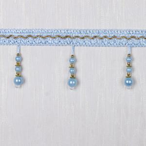 Quality Handmade fashionable chain beads lace tassels fringes for curtain/sofa/pillow decoration wholesale