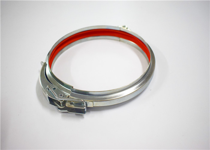 Q235 Steel 275g Zinc Quick Release Pipe Clamp Use For Ductwork System