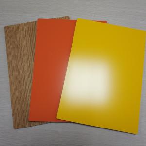 Quality 2mm 3mm 4mm 5mm Thick Solid Aluminum Composite Panel , Composite Metal Panel Gloss White wholesale