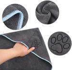 Dogs 16''X40'' Quick Dry Microfiber Bath Towels