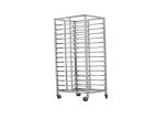 RK Bakeware China GN1/1 Double Stainless Steel Baking Tray Trolley Bread Oven