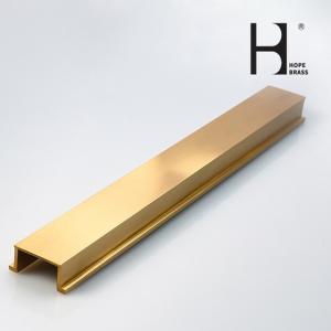 Quality Extruded Brass Extrusion Profiles C37700 Copper Extrusions Alloy Frame wholesale