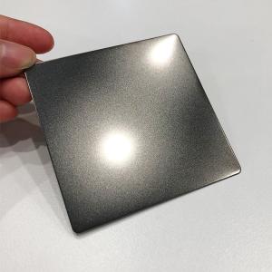 Quality Black Bead Blasted 4x8ft Decorative Stainless Steel Sheet 1219mm Width wholesale