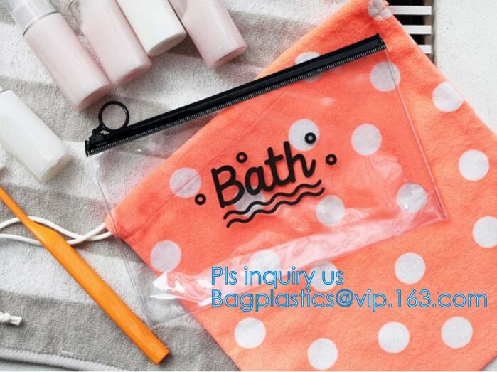 underwear packing slider zipper bags with hanger, Cosmetic k clear bubble bags, Manufacturer Clear Vinyl Slider Ba