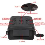 NVG Digital Infrared Night Vision Goggles Binoculars Red Low Light Full Color 4K
