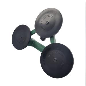 Quality PBLOG Strong suction 220kg glass suction cup three jaw hand tools natural rubber wholesale