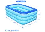 Customized 150cm Family PVC inflatable swimming pool