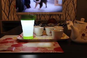 Quality Heineer original product,water cup with solar powered light inside wholesale