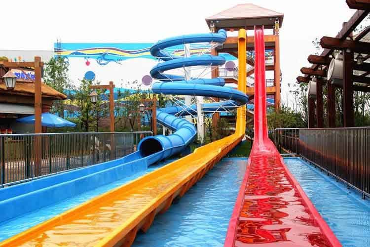 Water Park Slide Customized Swimming Pool Slide For Adults And Children