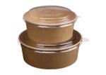 Biodegradable Disposable Microwave Fast Food Container kraft paper bowl