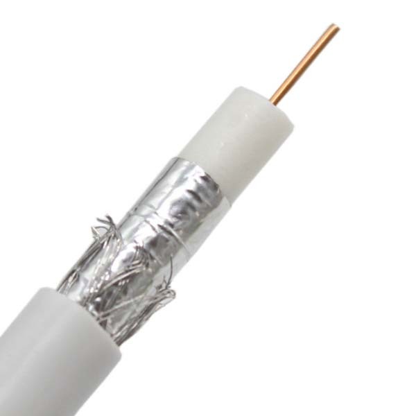 Oxygen Free Copper Rf Coaxial Cable 75 Ohm RG6 Coaxial Cable