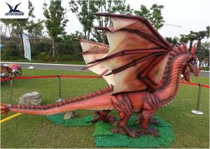 Quality Amusement Equipment Dinosaur Lawn Statue Facility Lawn Artificial Dragon Statues wholesale