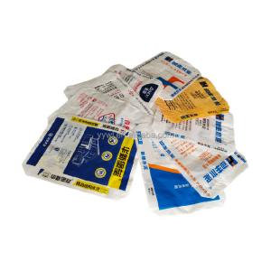 Quality Square Bottom Cement Bag Custom 20Kg Polypropylene Tile Adhesive Woven Valve Bag wholesale