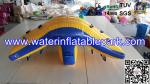 0.9mm PVC Tarpaulin Inflatable Water Park Toys , Yellow Inflatable Water Rocker