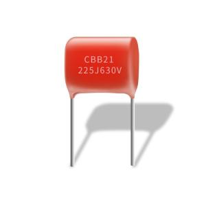 Quality CBB21 225J 630V Metallized Polyester Film Capacitor With Good Self Healing Properties wholesale
