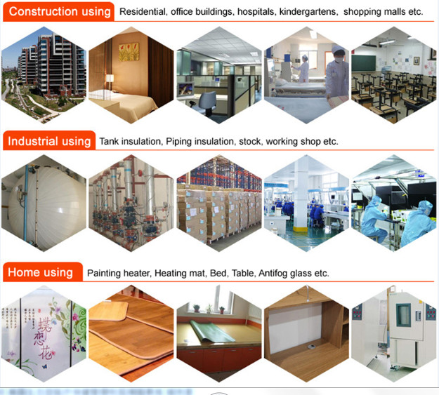 Carbon Fiber Heating Film / Far-infrared Heating Film Not Afraid Of Folding