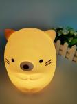 Decoration Soft Silicone Toys Color Changing Night Light ODM