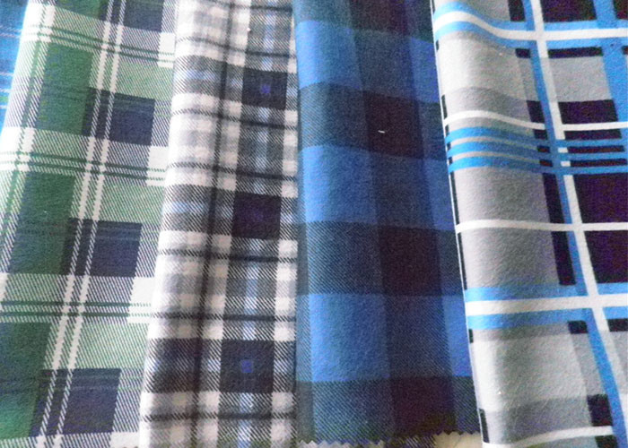 12*10 20*10 Grid Shapes Cotton Flannel Cloth For Children's Diapers