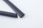 Dedicated Boneless Hollow Wiper Rubber Strip SK5 High Carbon Steel Zinc Alloy