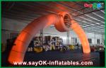 Inflatable Halloween Archway Orange Advertising Arch Inflatable Finish Line Arch