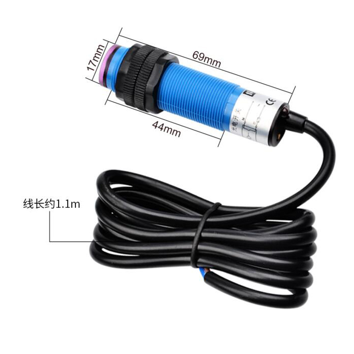E3F-DS10Y1 Photoelectric Switch Diffuse Reflection Two-Line AC Normal Open Infrared Photoelectric Proximity Switch Sensor