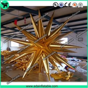 Quality Event Ceiling Inflatable,Golden Inflatable Star,Party Golden Inflatable wholesale